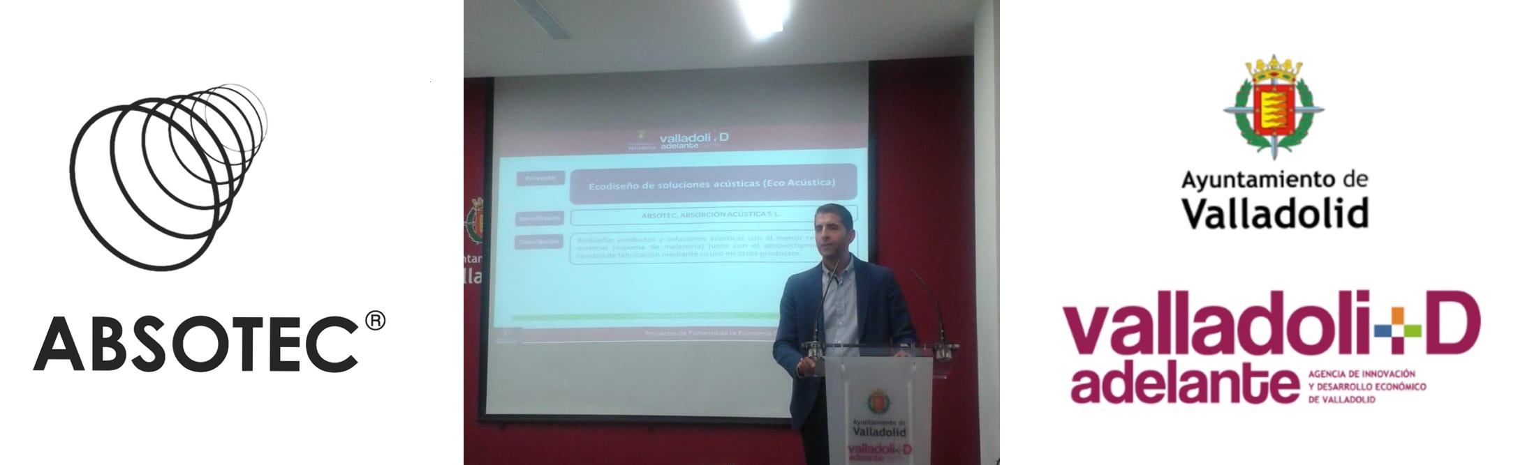 ABSOTEC presenta su proyecto de Economía Circular ECOACUSTIC - soluciones acústicas ecodiseñadas