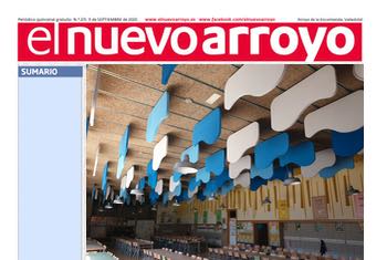 El periódico Nuevo Arroyo se hace eco de la mejora acústica del CEIP Margarita Salas