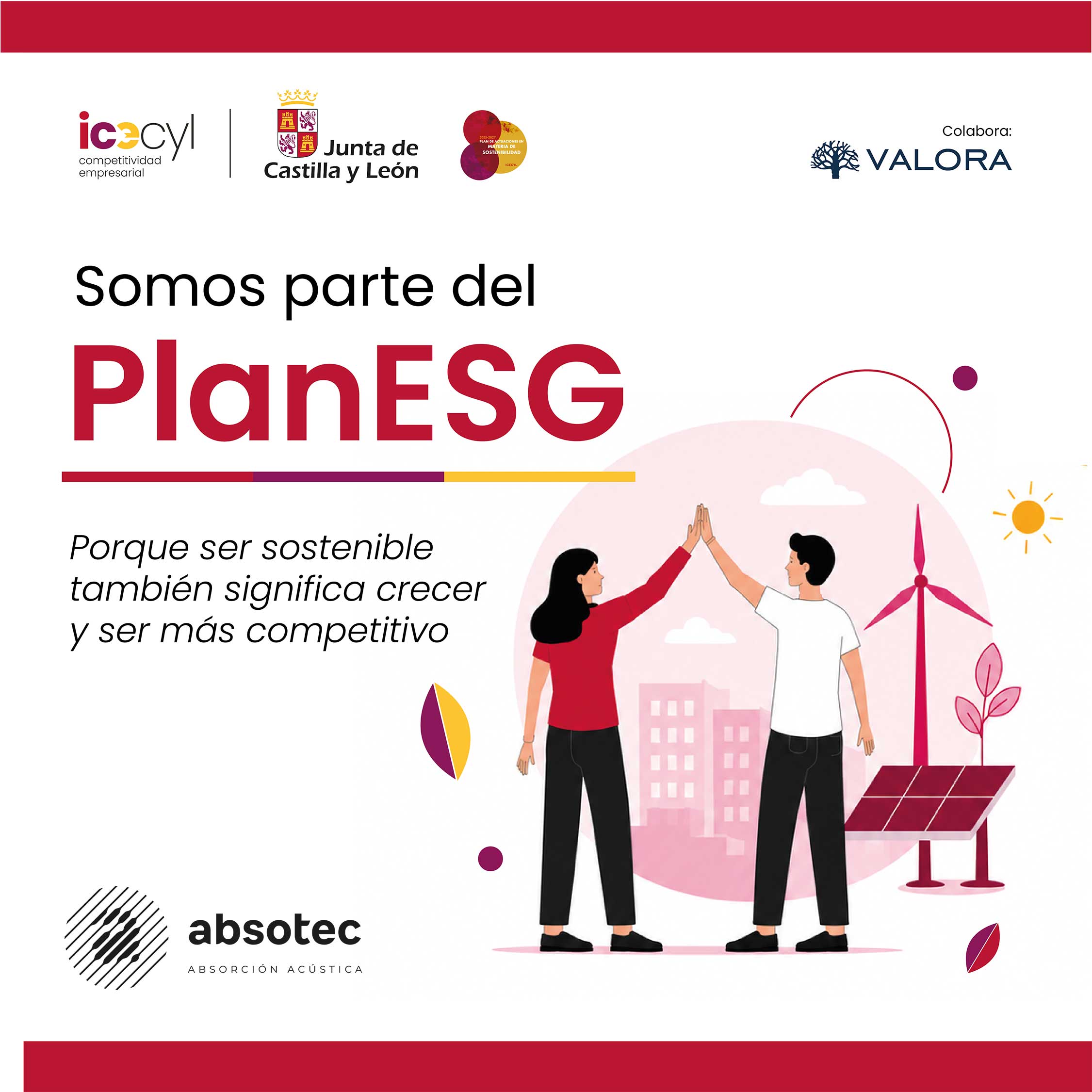 Absotec se incorpora a PlanESG para seguir avanzando en su estrategia de sostenibilidad